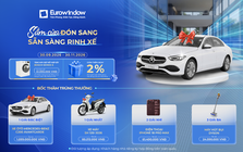 Eurowindow tặng máy giặt Bosch, khách hàng có cơ hội trúng Mercedes-Benz dịp cuối năm