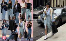 Chân váy jeans dáng dài: Vừa trẻ trung vừa sang chuẩn "old money"