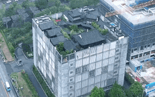 Phục "pháp sư Trung Hoa": Đưa cả tứ hợp viện lên nóc chung cư, tầm nhìn 360 độ ngắm trọn thành phố