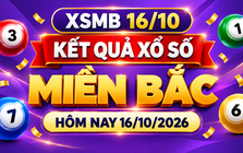 XSMB 16/10 - Kết quả xổ số miền Bắc hôm nay 16/10/2026