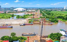 Hà Nội: Phân luồng giao thông phục vụ thi công cầu Tứ Liên từ ngày 21-10