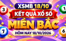 XSMB 18/10 - Kết quả xổ số miền Bắc hôm nay 18/10/2026