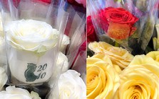 Quà 20/10 độc lạ: Hoa hồng in hình phụ nữ mặc áo dài, cốc giữ nhiệt khắc tên