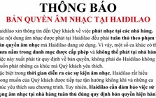 Haidilao bất ngờ thông báo lý do không phát nhạc theo khách hàng mong muốn