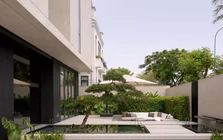 Sự đối lập tinh tế giữa riêng tư và cởi mở trong căn biệt thự 300m²