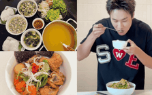 Mâm cơm nhà của Kiều Minh Tuấn