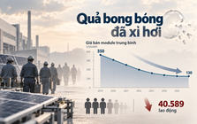Bong bóng điện mặt trời Trung Quốc nổ tung: Hơn 40.000 nhân sự bị cắt giảm, giá bán lao dốc 63%
