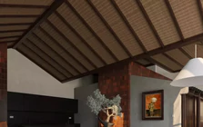 Căn penthouse 245m² kết hợp kiến trúc Á Đông với' thú chơi' nội thất thủ công