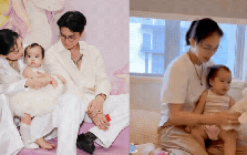 Con gái Ngô Thanh Vân vừa bập bẹ tập nói đã nhớ hết tên 10 “bạn thân” trong nhà