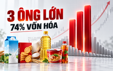 2 cổ phiếu nhà Masan và Vinamilk chiếm gần 74% vốn hóa toàn ngành thực phẩm