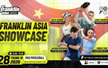 Franklin Asia Showcase 3 quy tụ bốn vận động viên pickleball quốc tế tại TP.HCM