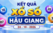 XSHG 24/10 - Kết quả xổ số Hậu Giang ngày 24 tháng 10