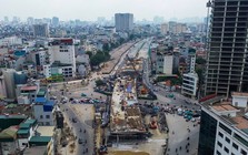 Dồn lực thi công hai cầu vượt trên công trường đường Vành đai 1