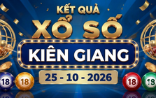 XSKG 25/10 - Kết quả xổ số Kiên Giang ngày 25 tháng 10