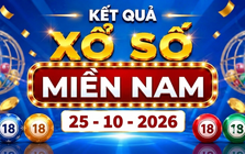 XSMN 25/10 - Kết quả xổ số miền Nam ngày 25 tháng 10