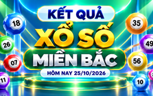 XSMB 25/10 - Kết quả xổ số miền Bắc hôm nay 25/10/2026