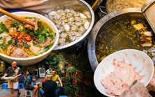 Hà Nội có hàng bún mọc 40.000 đồng bán trong biệt thự 100 tuổi, mỗi sáng chỉ mở đúng 4 tiếng
