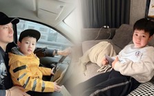 Con trai NSƯT Việt Anh nay đã điển trai chuẩn "tổng tài nhí", không chịu tâm sự khiến mẹ băn khoăn