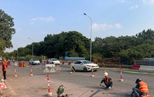 Đẩy nhanh tiến độ sửa chữa loạt cầu vượt trên Đại lộ Thăng Long