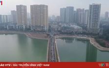 Hà Nội: Hồ điều hòa Đồng Bông 2 cơ bản hoàn thành nhưng vẫn vắng bóng cây xanh