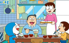 Mâm cơm nhà Nobita và Doraemon