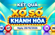 XSKH 28/10 - Kết quả xổ số Khánh Hòa hôm nay 28/10/2026