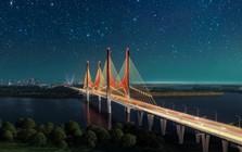 Việt Nam đang xây cây cầu gần 12.000 tỷ đồng bắc qua sông Hồng, trụ tháp cao ngang chung cư 40 tầng, nhịp dây văng dài 350m: Được ví như "Cổng Mặt Trời", đi trên cầu sáng đón bình minh, chiều ngắm hoàng hôn trực diện