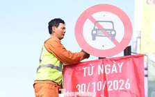Đổi luồng quanh sân bay Tân Sơn Nhất, nhiều tài xế lúng túng