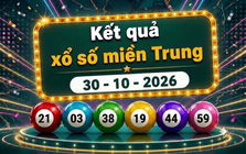 XSMT 30/10 - Kết quả xổ số miền Trung hôm nay ngày 30 tháng 10