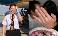 Cơ phó nổi tiếng SN 1996 bất ngờ thông báo được cầu hôn, danh tính vị hôn phu vẫn giữ kín