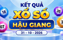 XSHG 31/10 - Kết quả xổ số Hậu Giang ngày 31 tháng 10