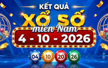XSMN 4/10 - Kết quả xổ số miền Nam hôm nay 4/10/2026