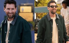 Messi tươi cười rạng rỡ đến hội quân chuẩn bị cho trận đấu cuối cùng với tuyển Argentina