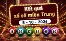 XSMT 5/10 - Kết quả xổ số miền Trung hôm nay 5/10/2026 - XSMT ngày 5 tháng 10