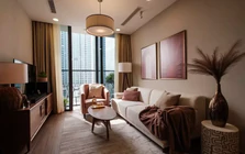 Căn hộ màu hồng mang nét hoài niệm của Mid-century Modern