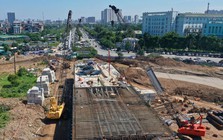 Cầu vượt giải quyết “điểm nghẽn” nút giao Phạm Tu - Đường 70 dần lộ diện