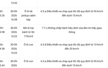 Công an thông báo: 830 chủ phương tiện vi phạm mang biển số sau khẩn trương nộp phạt nguội theo Nghị định 168