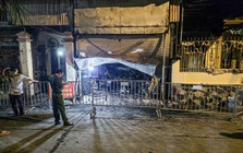 Hiện trường vụ cháy cửa hàng sửa xe máy làm 2 người tử vong ở Hà Nội