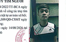 Công an truy tìm ông Nguyễn Đức Kiên SN 1993
