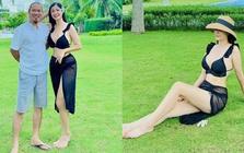 Nhan sắc vợ chân dài sinh 5 con cho nam nghệ sĩ đình đám sở hữu biệt phủ dát vàng ở Hà Nội