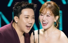 Trấn Thành ôm ấp Hari Won trong lúc Soobin phát biểu
