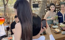Lộ ảnh Ngọc Trinh ra mắt gia đình 1 nam diễn viên Vbiz giàu có, đẹp trai
