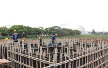 Cận cảnh công trường đại dự án Khu đô thị thể thao Olympic