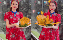 Người đẹp Ngọc Loan gây sốt khi thực hiện 2 món ăn cung đình Huế đậm đà hương vị tháng Chạp