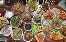 Mâm cơm tất niên "khét" nhất MXH hôm nay: 22 món, có cả món sắp thất truyền