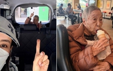 Nữ diễn viên vào viện dưỡng lão, đón người giúp việc 102 tuổi về ăn Tết gây xúc động