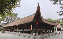 Ngôi đình cổ dáng nhà sàn 'độc nhất vô nhị' ở xứ Kinh Bắc