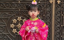 Ái nữ Đỗ Mỹ Linh chuẩn tiểu thư "sinh ra ở vạch đích", check-in cực đáng yêu trước biệt thự trăm tỷ nhà bầu Hiển