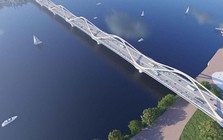Sau gần 5 tháng khởi công, 'siêu cầu' vượt sông Hồng hơn 15.000 tỷ đồng nối phố cổ với Long Biên đang có tiến độ ra sao?