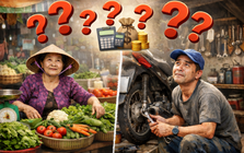 Công an hướng dẫn cô bán rau, chú sửa xe làm ngay một việc mỗi ngày để "yên tâm làm ăn", không lăn tăn nộp thuế